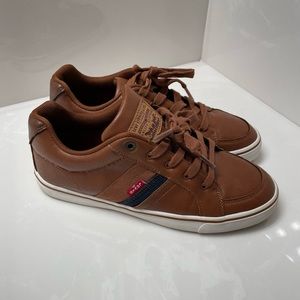 Shoes | Levis Boys Brown Leather Shoes 